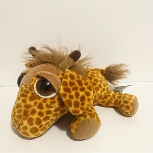 Russ Giraffe Plush Lil Peepers Leda Lovey Orange Spots Stuffed Animal Big Eyes